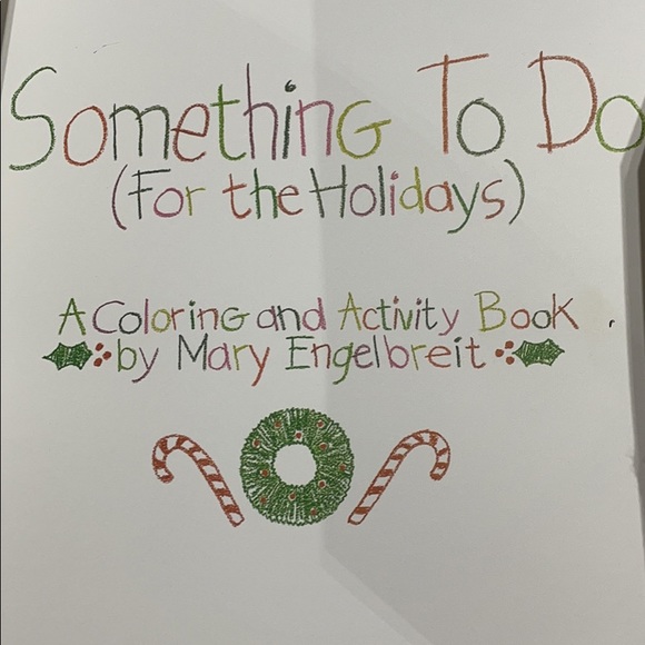 Mary Englebreit “Something to do for the Holidays” a coloring and activity book - Picture 3 of 11